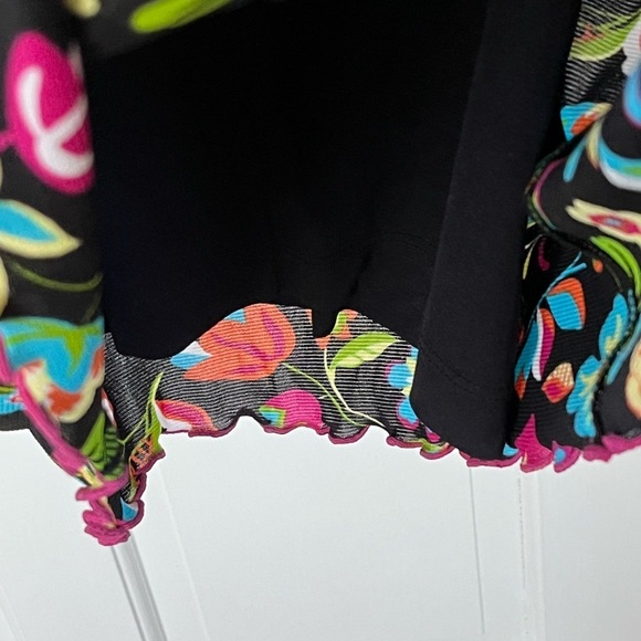 Y2K Guess Women's USA Made Floral Stretch Mesh Removal Straps Mini Dress Small - Picture 8 of 14